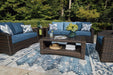 Windglow Outdoor Lounge Chair with Cushion - De Avenue Furniture