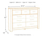 Bellaby Dresser and Mirror - De Avenue Furniture