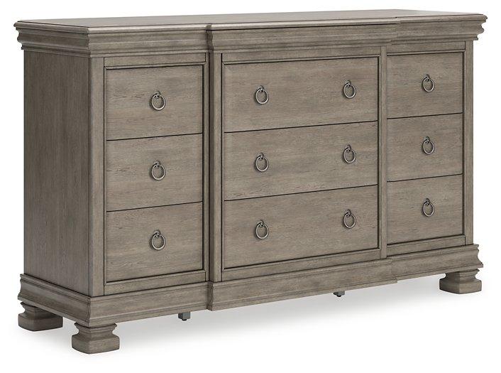 Lexorne Dresser and Mirror - De Avenue Furniture
