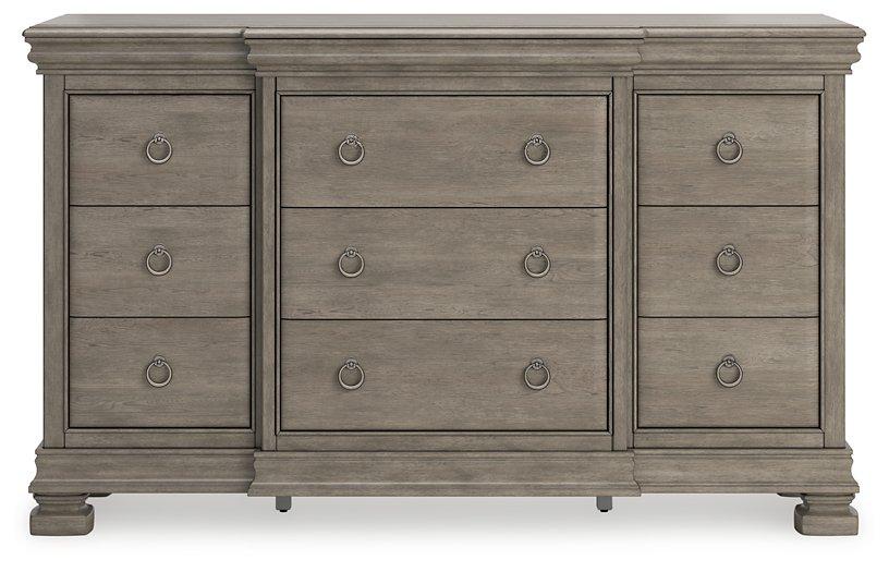 Lexorne Dresser and Mirror - De Avenue Furniture