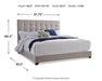 Dolante Upholstered Bed - De Avenue Furniture