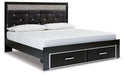 Kaydell Upholstered Panel Storage Bed - De Avenue Furniture