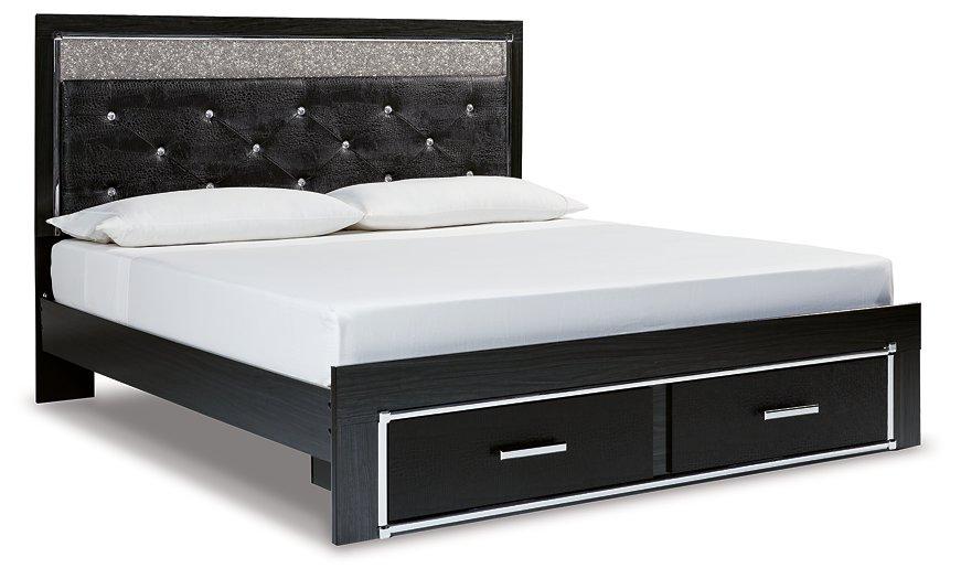 Kaydell Upholstered Panel Storage Bed - De Avenue Furniture