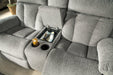 Mitchiner Reclining Loveseat with Console - De Avenue Furniture