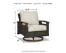 Paradise Trail Swivel Lounge Chair (Set of 2) - De Avenue Furniture
