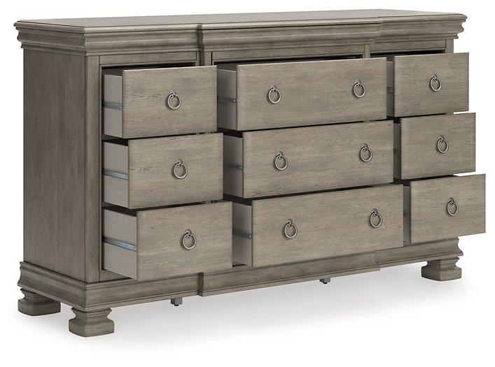 Lexorne Dresser and Mirror - De Avenue Furniture