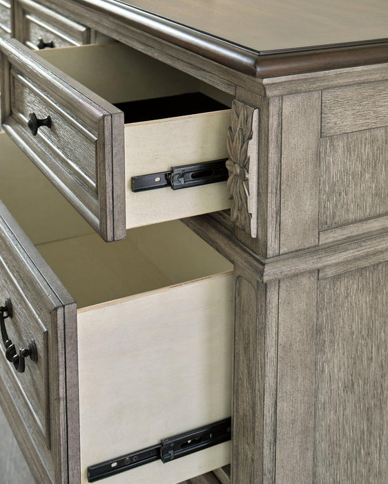 Lodenbay Dresser and Mirror - De Avenue Furniture