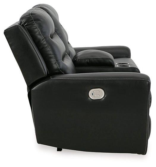 Warlin Power Reclining Loveseat with Console - De Avenue Furniture