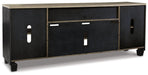 Foyland 83" TV Stand with Electric Fireplace - De Avenue Furniture