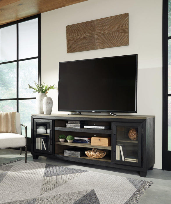 Foyland 83" TV Stand with Electric Fireplace - De Avenue Furniture