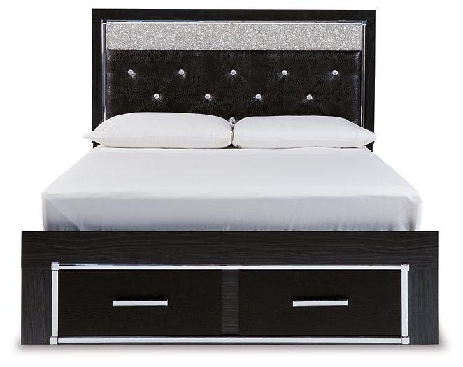 Kaydell Upholstered Panel Storage Bed - De Avenue Furniture