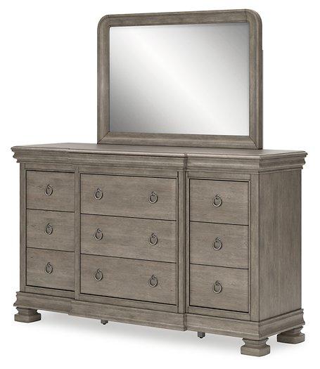 Lexorne Dresser and Mirror - De Avenue Furniture