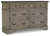 Lodenbay Dresser and Mirror - De Avenue Furniture