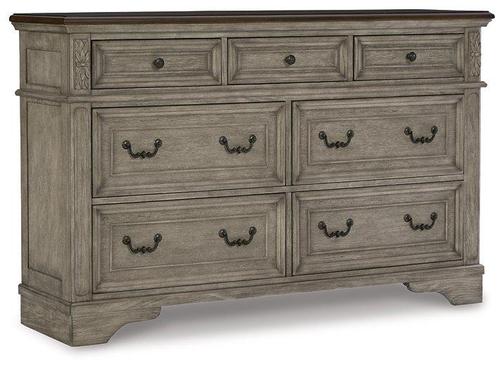 Lodenbay Dresser and Mirror - De Avenue Furniture