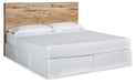 Hyanna Panel Storage Bed with 1 Under Bed Storage Drawer - De Avenue Furniture