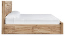 Hyanna Panel Storage Bed with 2 Under Bed Storage Drawer - De Avenue Furniture