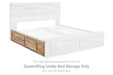 Hyanna Panel Storage Bed with 1 Under Bed Storage Drawer - De Avenue Furniture