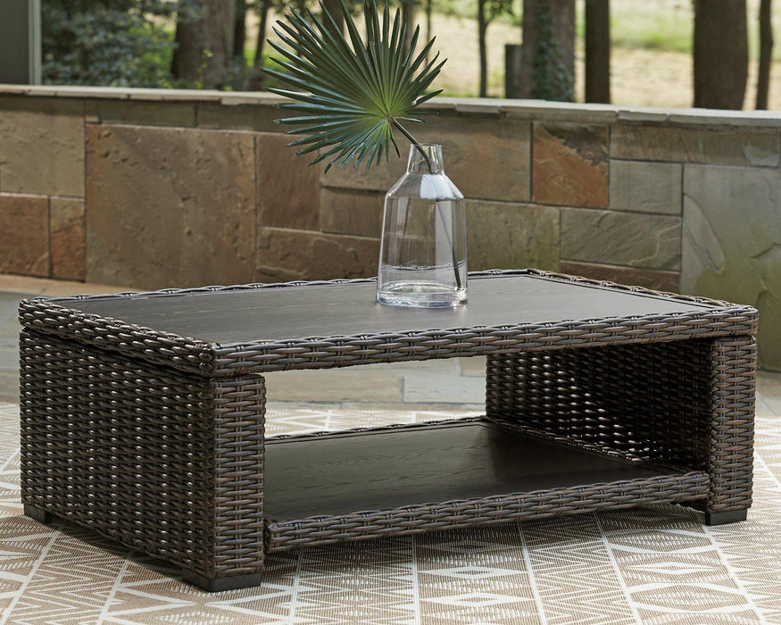 Grasson Lane Outdoor Occasional Table Set - De Avenue Furniture