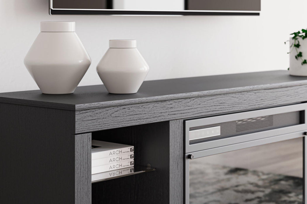 Cayberry 60" TV Stand with Electric Fireplace - De Avenue Furniture