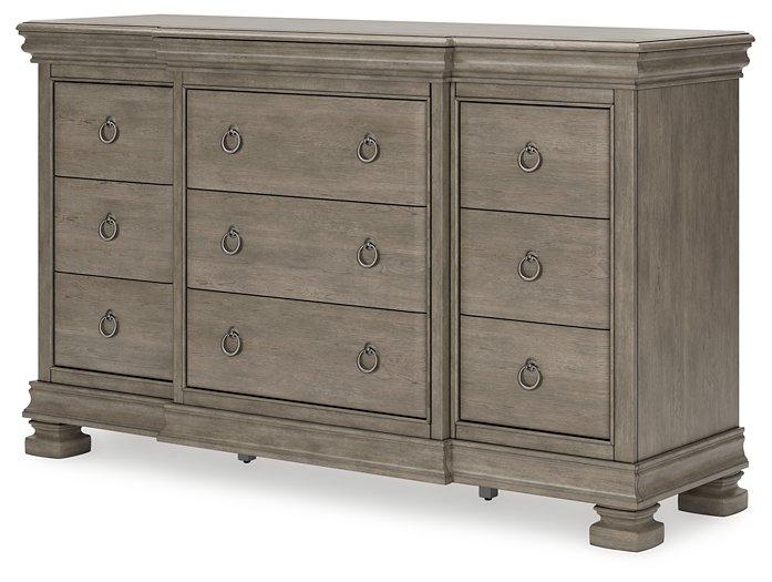 Lexorne Dresser and Mirror - De Avenue Furniture