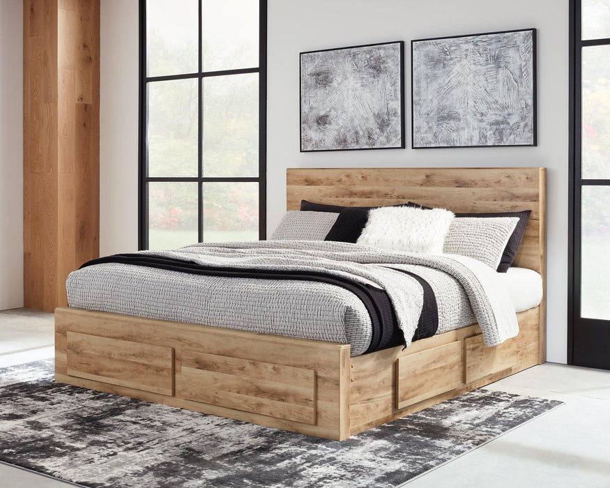 Hyanna Panel Storage Bed with 1 Under Bed Storage Drawer - De Avenue Furniture