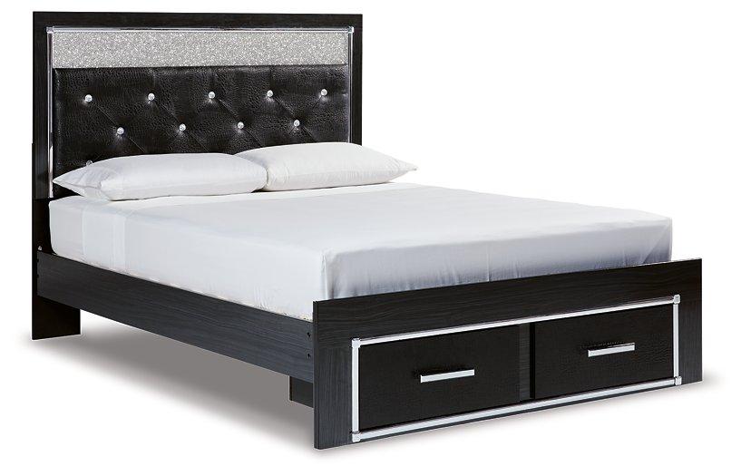 Kaydell Upholstered Panel Storage Bed - De Avenue Furniture