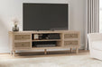Cielden 72" TV Stand with Electric Fireplace - De Avenue Furniture