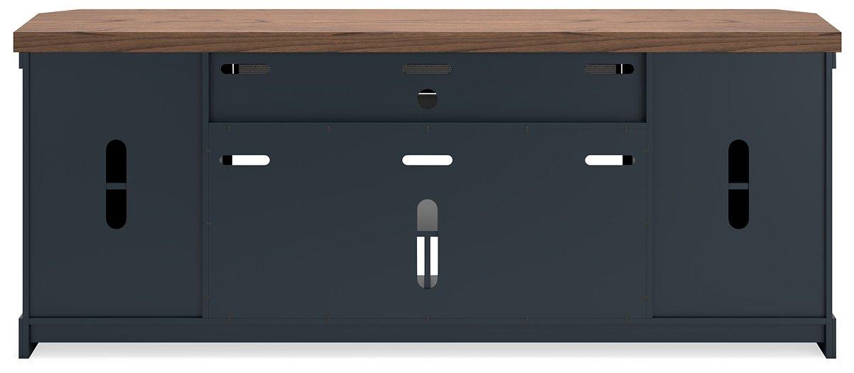 Landocken 83" TV Stand with Electric Fireplace - De Avenue Furniture