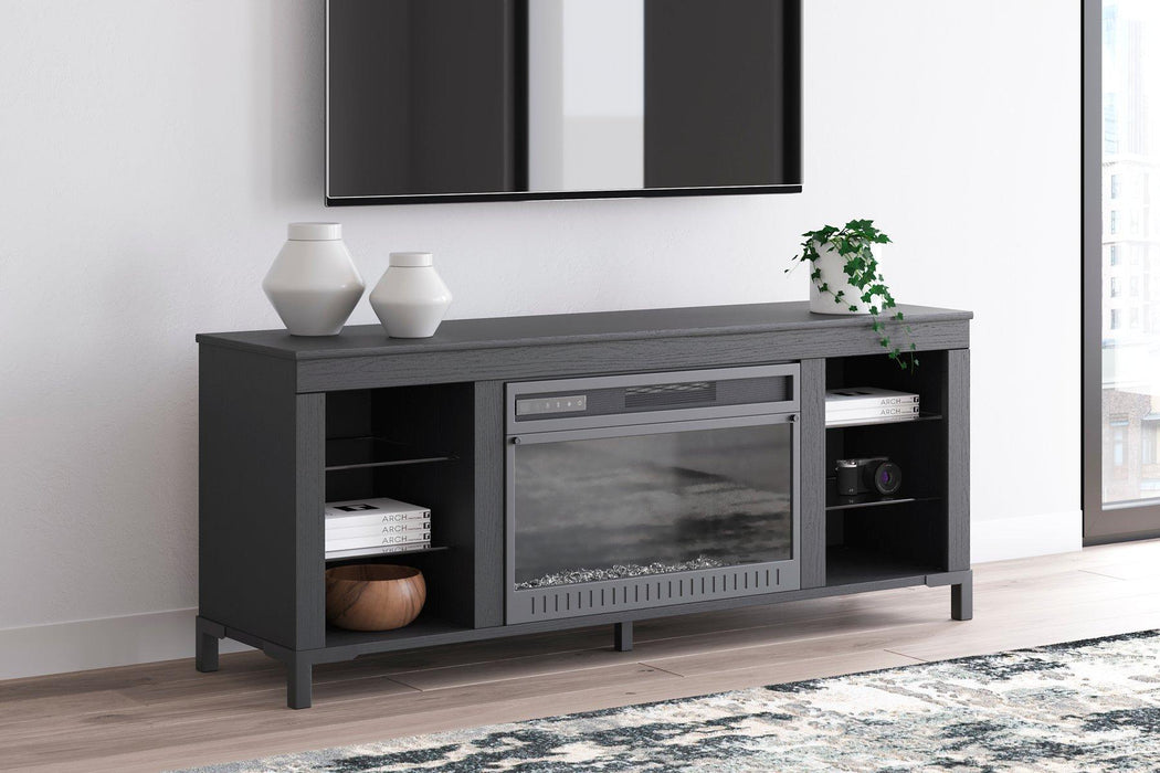 Cayberry 60" TV Stand with Electric Fireplace - De Avenue Furniture