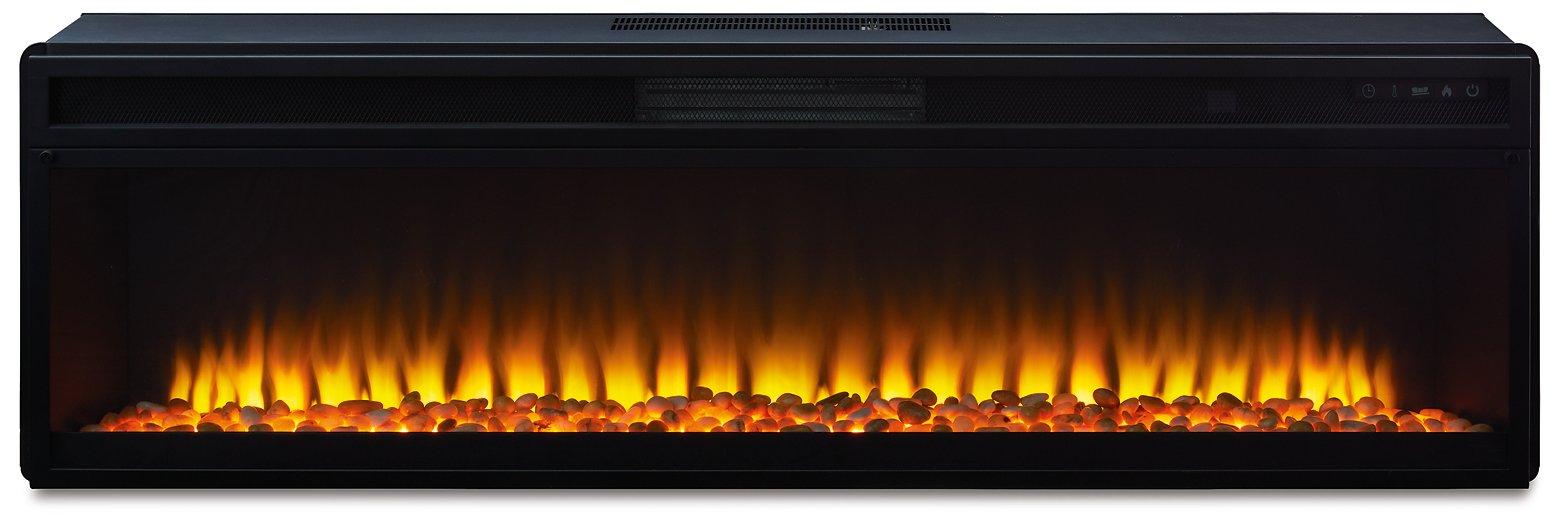 Todoe 65" TV Stand with Electric Fireplace - De Avenue Furniture