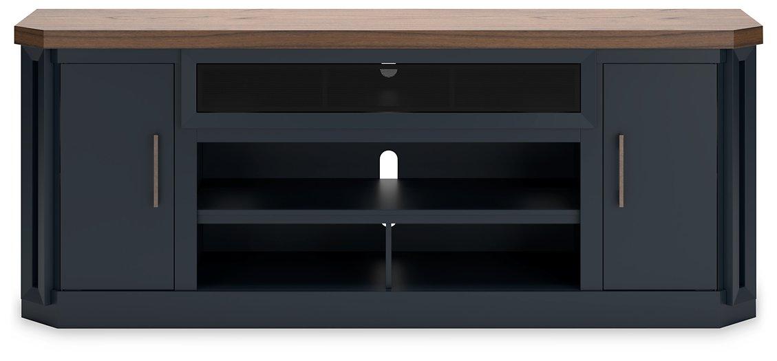 Landocken 83" TV Stand with Electric Fireplace - De Avenue Furniture
