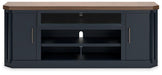 Landocken 83" TV Stand with Electric Fireplace - De Avenue Furniture