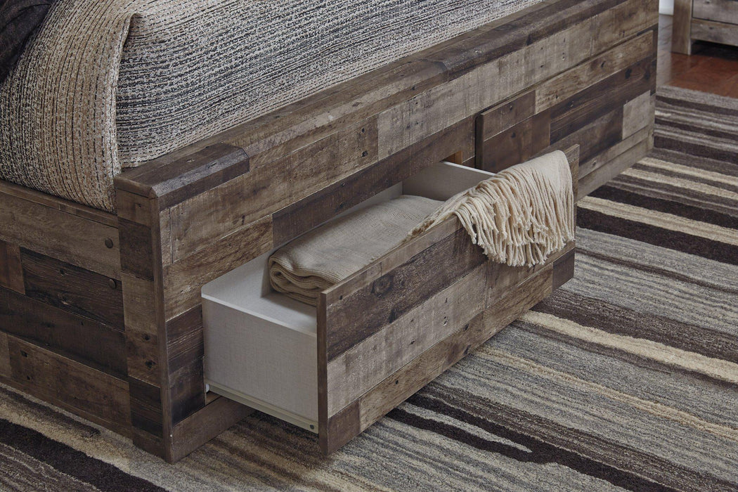 Derekson Bed with 4 Storage Drawers - De Avenue Furniture