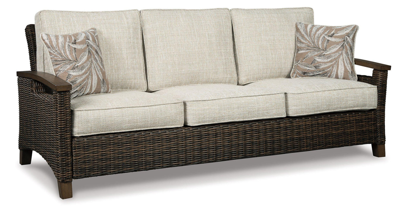 Paradise Trail Outdoor Sofa, Lounge Chairs and Fire Pit Table - De Avenue Furniture