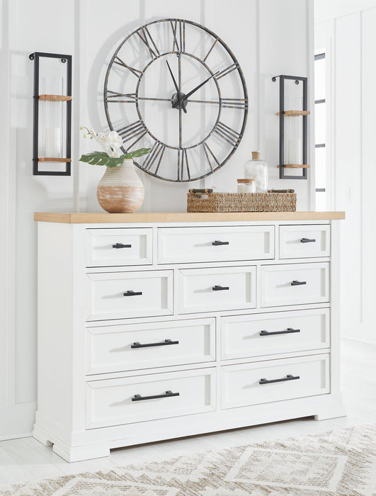 Ashbryn Dresser and Mirror - De Avenue Furniture