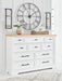 Ashbryn Dresser and Mirror - De Avenue Furniture