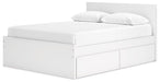 Onita Panel Bed with 2 Side Storage - De Avenue Furniture