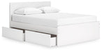 Onita Panel Bed with 1 Side Storage - De Avenue Furniture