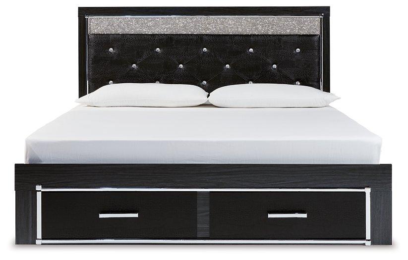 Kaydell Upholstered Panel Storage Bed - De Avenue Furniture