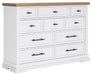 Ashbryn Dresser and Mirror - De Avenue Furniture