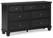 Lanolee Dresser and Mirror - De Avenue Furniture
