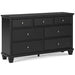 Lanolee Dresser and Mirror - De Avenue Furniture