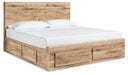 Hyanna Panel Storage Bed with 1 Under Bed Storage Drawer - De Avenue Furniture