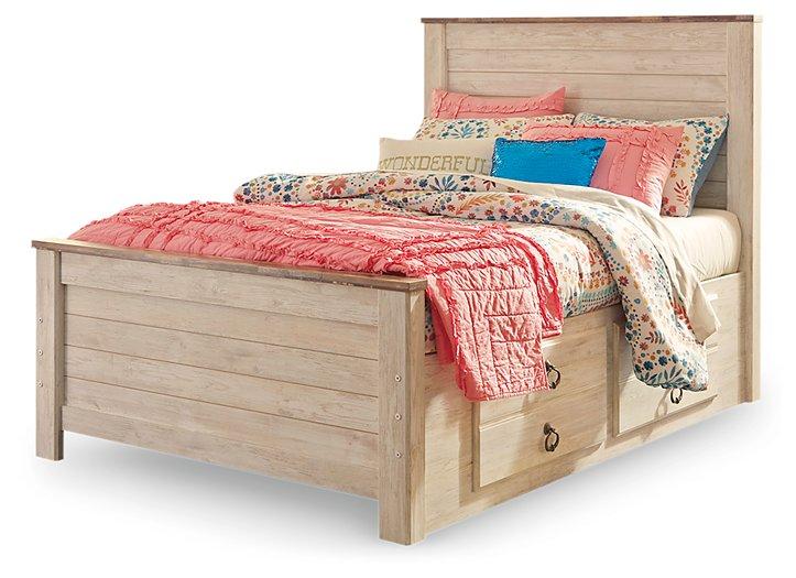 Willowton Bed with 2 Storage Drawers - De Avenue Furniture