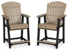 Fairen Trail Outdoor Counter Height Bar Stool (Set of 2) - De Avenue Furniture