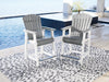 Transville Outdoor Counter Height Bar Stool (Set of 2) - De Avenue Furniture