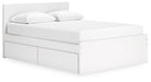 Onita Panel Bed with 2 Side Storage - De Avenue Furniture