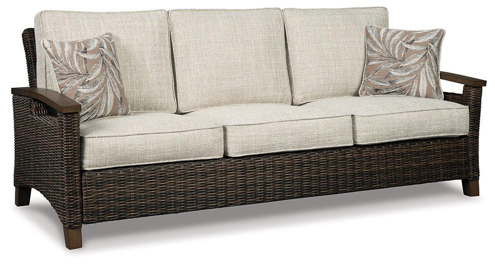 Paradise Trail Outdoor Sofa, Lounge Chairs and Fire Pit Table - De Avenue Furniture