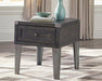 Todoe End Table with USB Ports & Outlets - De Avenue Furniture