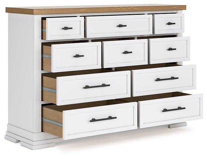 Ashbryn Dresser and Mirror - De Avenue Furniture